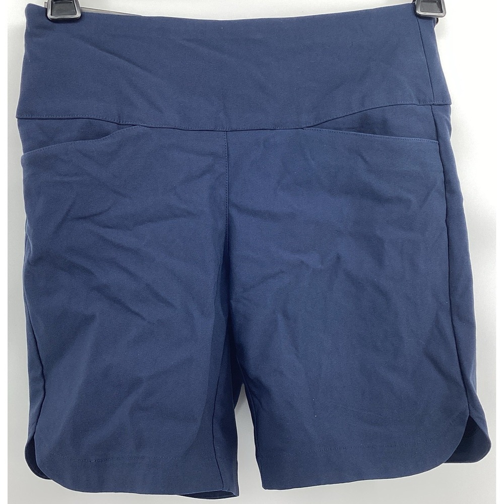 Walter Hagen Sculpt Golf Performance Shorts Womens Small Navy Stretchy Pull On